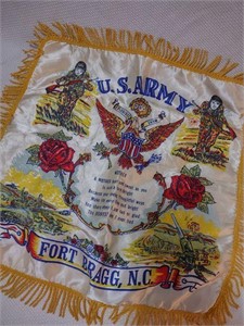 Vintage Army Fort Bragg "MOM" Pillow Sham