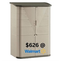 $626 Rubbermaid  Vertical Resin  Outdoor Storage