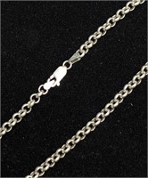 $230 Silver 19.6G 18" Necklace