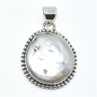 Silver Pearl(7.25ct) Pendant