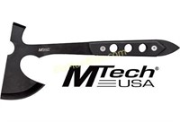 MC MTECH 10" TOMAHAWK W/SHEATH 5" BLACK BLADE G1