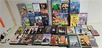 Lot of VHS Movies & Cassettes.