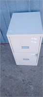 2 draw file cabinet with key