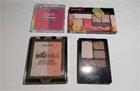 (4) WET N WILD BLUSH + MAYBELLINE EYESHADOWS MK123