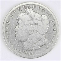 1878-CC US MORGAN SILVER $1 DOLLAR COIN