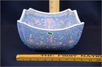 HAND PAINTED CHINESE PORCELAIN SQUARE BOWL