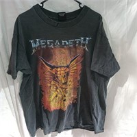 Megadeth Arsenal with Bomb Black T Shirt Vintage