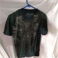 Rock & Reballion Black T-Shirt Small Size