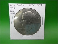 1776 - 1976  U. S.  Eisenhower $1.00  M S 62