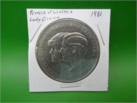 1981 Prince Of Wales  & Lady Diana Commemorative ,