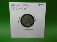 1941 C   N F L D  .925 Nickel