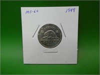 1949  M S 60 Nickel  Canadian