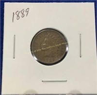 1889 Indian Head penny