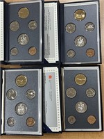 Cdn Specimen Coin Set (1990-91-92-93)