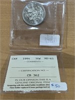 1994 Cdn $.50