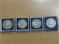 4 Cdn BU $1 (1987,1990,1991,1998)