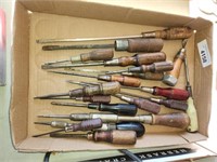 Vintage Wood Handled Screwdrivers
