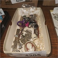 Vintage Tie Bars, Cameo,  Hair Clips & more