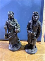 Native American Bronze Statues