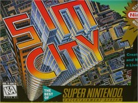 Sim City Super Nintendo Game