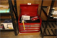 six drawer tool box with keys