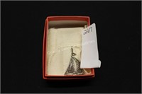 sterling silver sailboat pendant (display)