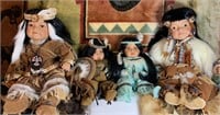 Native American Porcelain Doll Collection
