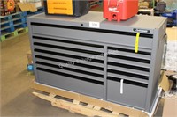 twelve drawer tool cabinet with power outlet