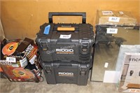 2pc ridgid pro gear tool boxes