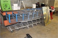 6ct shopping carts USED (lobby)