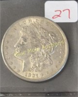 Silver 1921 Morgan Dollar