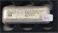 10oz Silver Golden Analytical bar #B5404