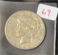 Silver 1923-S Peace Dollar