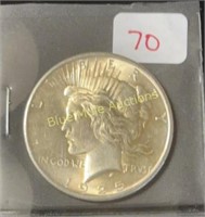 Silver 1925 Peace Dollar