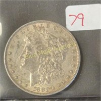 Silver 1881-O Morgan Dollar