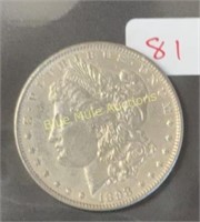 Silver 1898 Morgan Dollar