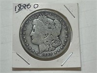 1890 O Morgan Dollar