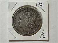 1901 S Morgan Dollar