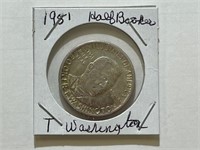 1951 Booker T Washington Half Dollar