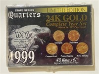 Ltd. Ed. 24K Gold Complete Year Set Plated in