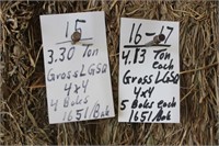 Hay-3x4 Lg.squares-Grass-4Bales