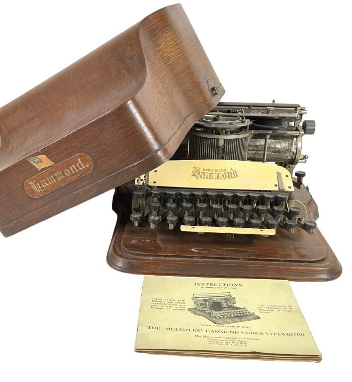 Multiplex Hammond Visible Typewriter