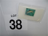 1990 COMMON DOLPHIN .25 STAMP PIN