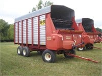 H&S HD-TWIN AUGER 18' BOX ON H&S TANDEM GEAR