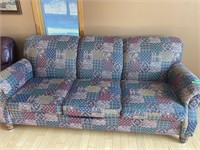 Upholstered sofa - no rips or tears, but the