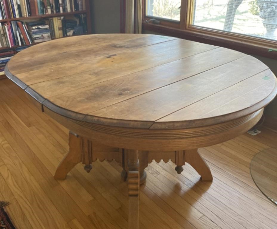 Antique wood table