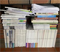 Large lot of magazines, cookbooks and recipes