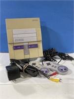 Super Nintendo Console With 2 Controllers