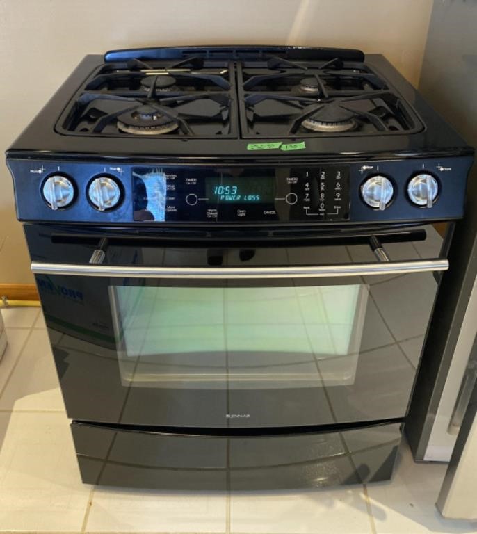 Jenn -air gas range oven