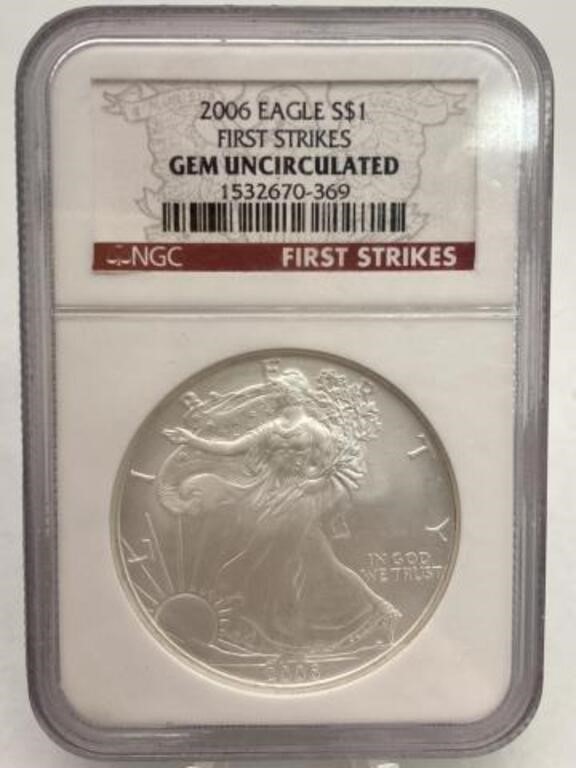 2006 Silver Eagle $1 First Strike